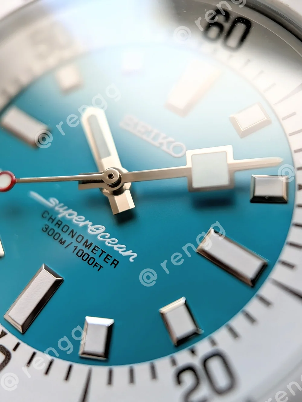 44mm Seiko Automatic Mod Men's Diver Watch Sapphire Ceramic Bezel